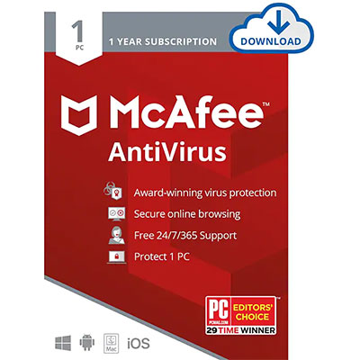 mcafee antivirus 5 devices